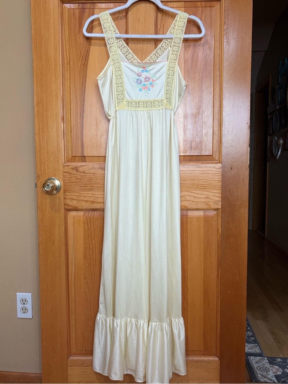 Vintage Yellow Nightgown